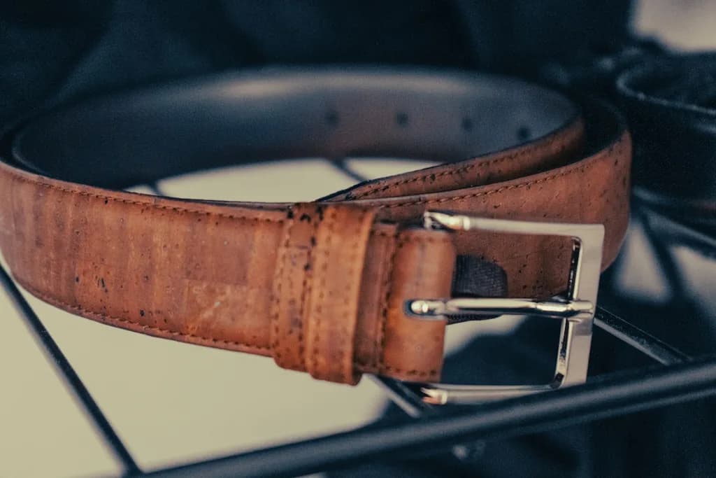 Cognac Square-Buckle Belt